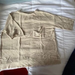 Oversized soft cotton/wollen sweater